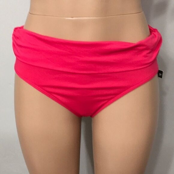 New. Lauren Ralph Lauren Raspberry bikini set. 16-top/14-bottom - Picture 8 of 12